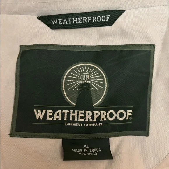 Weatherproof XL Men's Beige Jacket - Picture 5 of 9